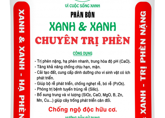PHÂN BÓN CHUYÊN TRỊ PHÈN