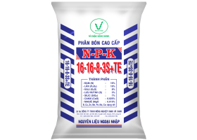 PHÂN BÓN NPK 16-16-8-3S+TE